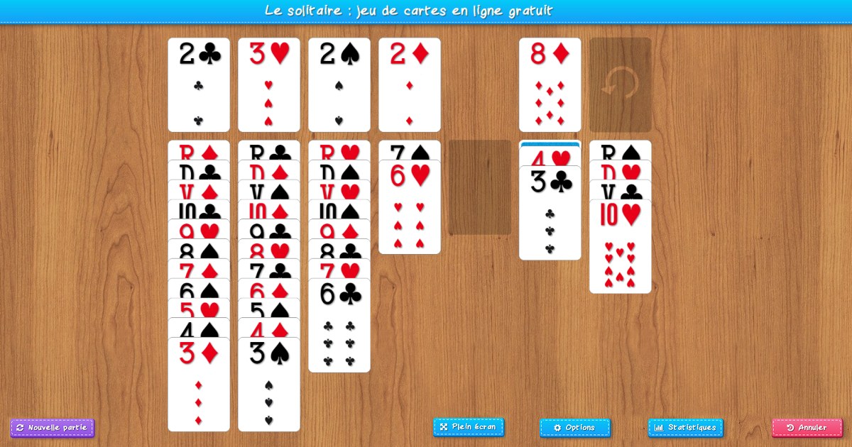 jeu solitaire gratuit